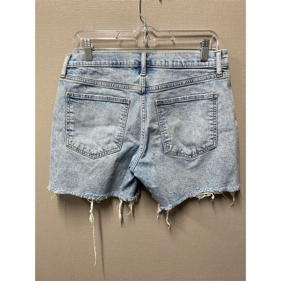 Gap Denim Women's Distressed Cut-Off Shorts Blue Size 28 6R Casual Summer - Picture 5 of 9